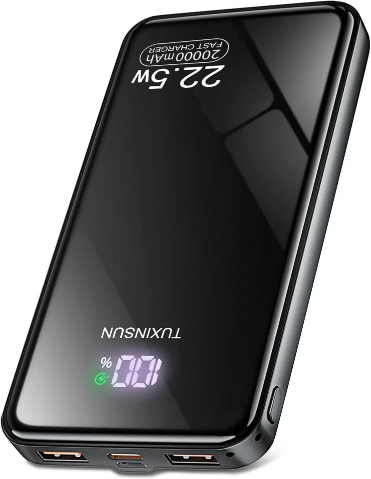 Power Bank 20000mAh PD3.0 QC4.0 22,5W Powerbank Ricarica Rapida, Ingresso e Usci - Immagine 2 di 4