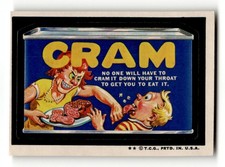 1973/1974 Topps Wacky Packages Series 5 CRAM Trading Card Sticker