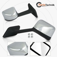 Fit 2018-2023 International Mv Rv Hv Lt Pair Hood Mirror Leftright Side Chrome