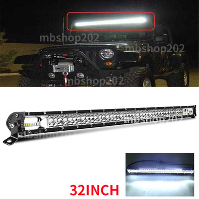 Slim 32''inch LED Light Bar Flood Spot Combo Work Lamp fit for Offroad UTV 4WD 