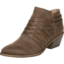 LifeStride Womens Prairie Zipper Booties Ankle Boots Shoes BHFO 8814