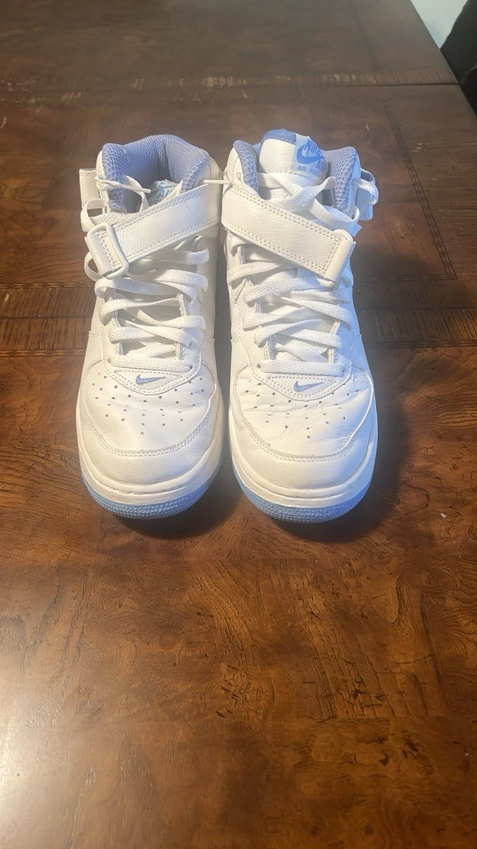 Nike Air Force 1 CL SC Mid White Carolina Blue for Sale