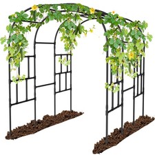 Docred Outdoor Garden Arch Trellis - Metal Structure for Climbing Plants  Vines