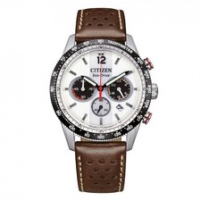 CITIZEN ECO-DRIVE RACING OROLOGIO DA UOMO CRONOGRAFO IN ACCIAIO CA4714-04A