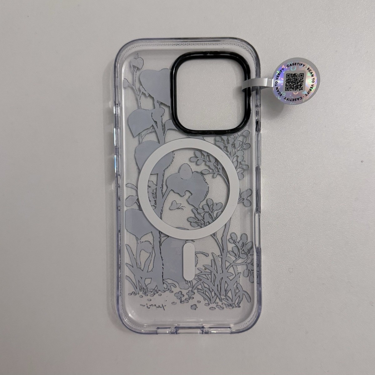 Casetify Chocolateye Forest Walk Clear Case Magsafe Compatiple