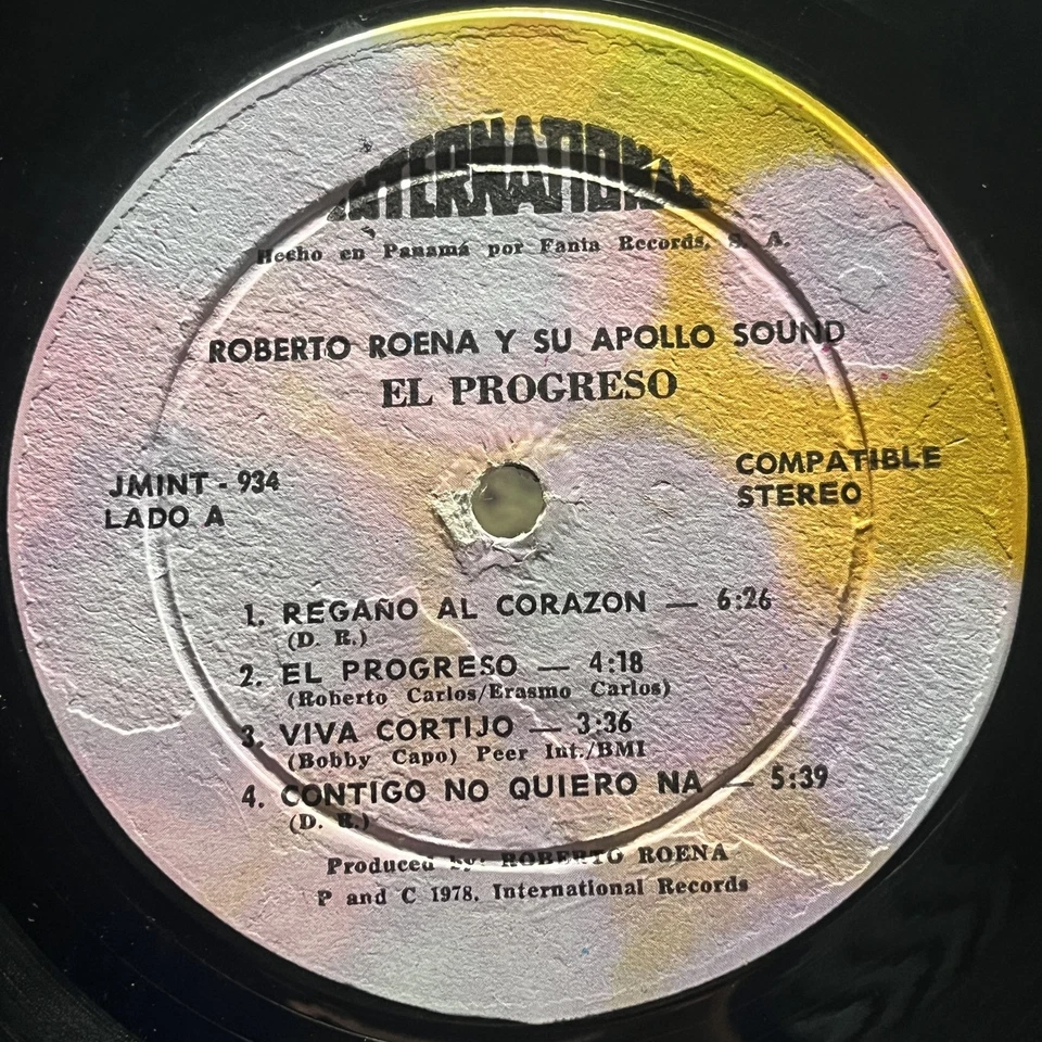 Latin Roberto Roena Y Su Apollo Sound - El Progreso International (17), Internat - Image 3 of 4