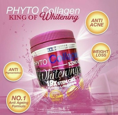 Lot De 30 Boîtes De Poudre Phyto Collagène King - Éclaircissant, Anti-âge, Perte De Poids - 700g Par Boîte