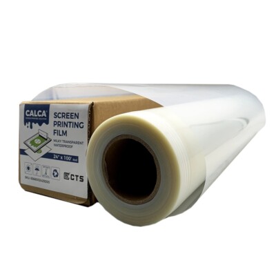 US Stock 44'' x 100' Waterproof Inkjet Milky Transparency Film for Screen Print