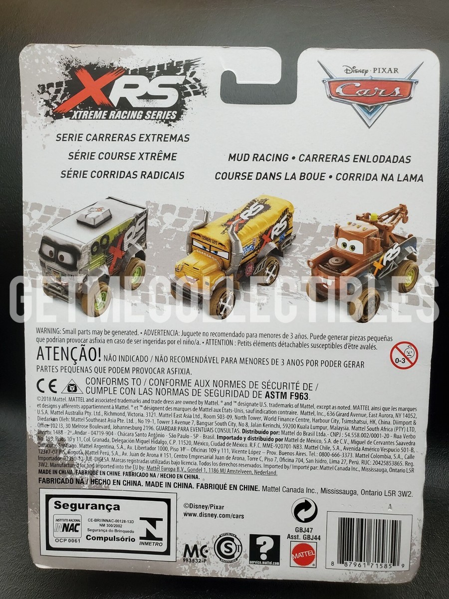 マテル　カーズ　メーター　MUD RACING MATER XRS Disney Pixar Cars Cars 3 XRS Mud Racing Mater Diecast Car