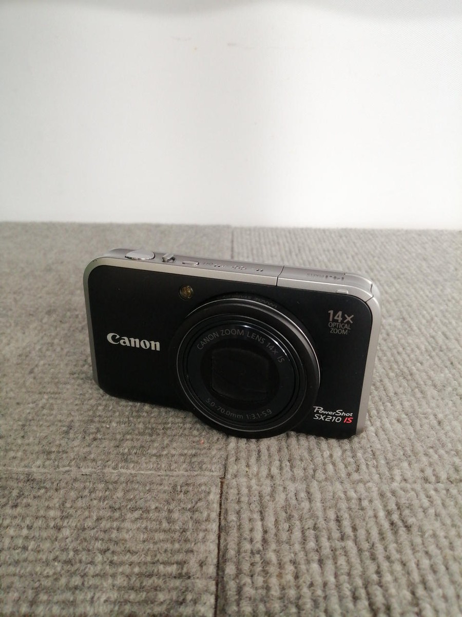 3839 Canon PowerShot SX210 IS ブラック デジカメ 3839 Canon PowerShot SX210 IS ブラック デジカメ