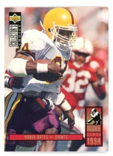 1994 Upper Deck Collector's Choice Silver Mario Bates Card #19 Rookie RC