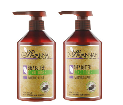 Savannah Hair Therapy Conditioner - Moisture Repair Treatment 16 Oz Set of 2