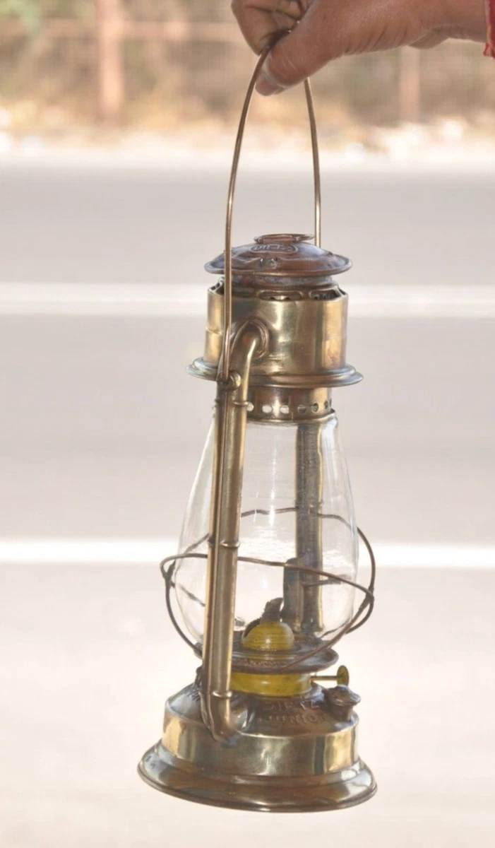 Vintage Brass Dietz Junior Handcrafted Kerosene Lamp / Lantern,USA