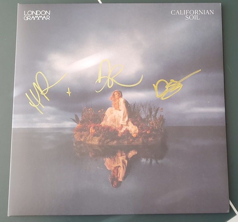 London Grammar - Californian Soil SIGNED / AUTOGRAPHED Record LP vinyl