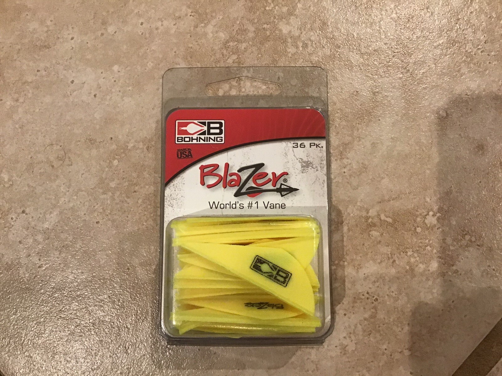 Bohning Blazer Arrow Vanes 36 Pack Neon Yellow New 2” New eBay
