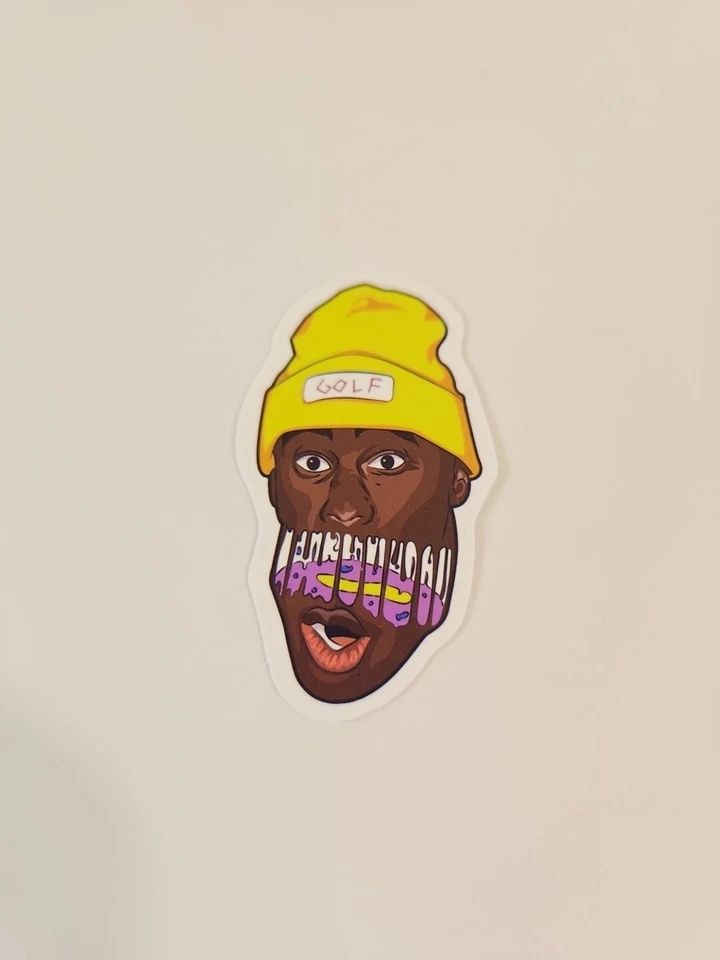 Tyler The Creator Laptop Sticker / Hip Hop Rap Style Waterproof Decal - Image 3 of 3