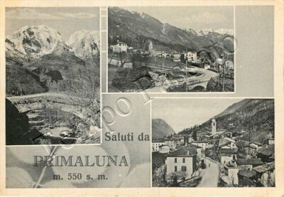 Postcard Greetings from Primaluna, views - Lecco, 1958