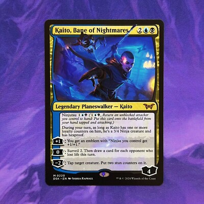 Kaito, Bane of Nightmares 0220 DSK Duskmourn: House of Horror MTG Commander M