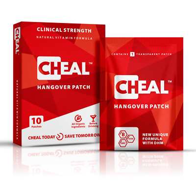 Cheal Hangover Patch Organic All Natural Vitamins - Fast Shipping!