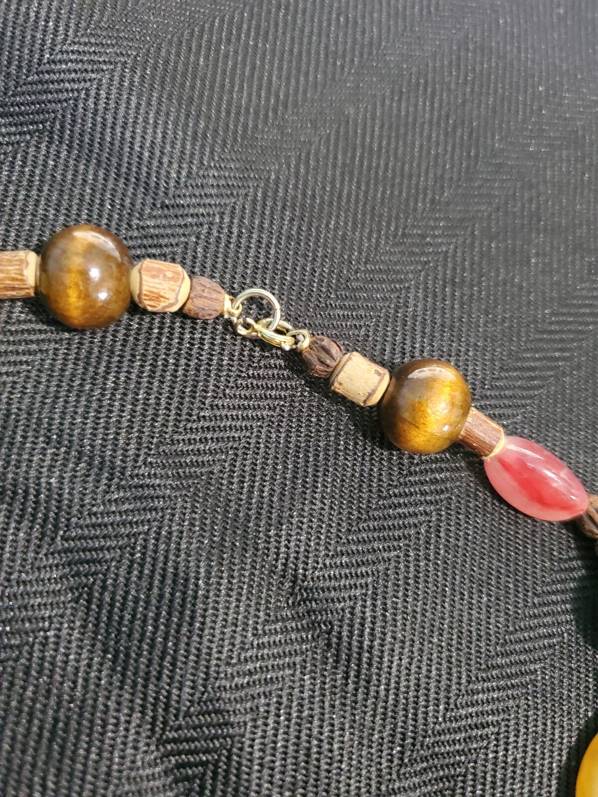 Tribal Stone Statement Necklace - image 3