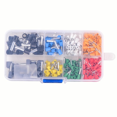 400pcs Insulated Cord Pin End Terminal Ferrules Kit Wire Copper Crimp Connector - Picture 3 of 8