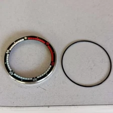 GENUINE SEIKO REGATTA 6119-6050 6119-6053 NOS ROTATING BEZEL WITH INSERT GASKET