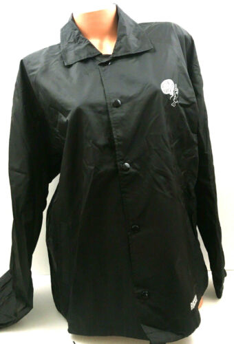 RockShox Mens Coaches Jacket Action Is Everything Bike Cycling Snap Windbreaker - Picture 4 of 12