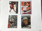2021-22 UD Dawson Mercer lot of 4 Young Gun, Trilogy, Prospectus Momentous Red