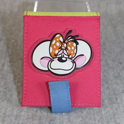 DIDDL DIDDLINA DEPESCHE Wallet Vanity Purse Pink Squares Spring Germany 2010s