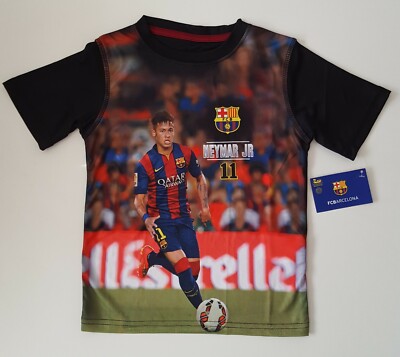 Neymar Jr FC Barcelona Collectible Jersey T-Shirt Color Black Size