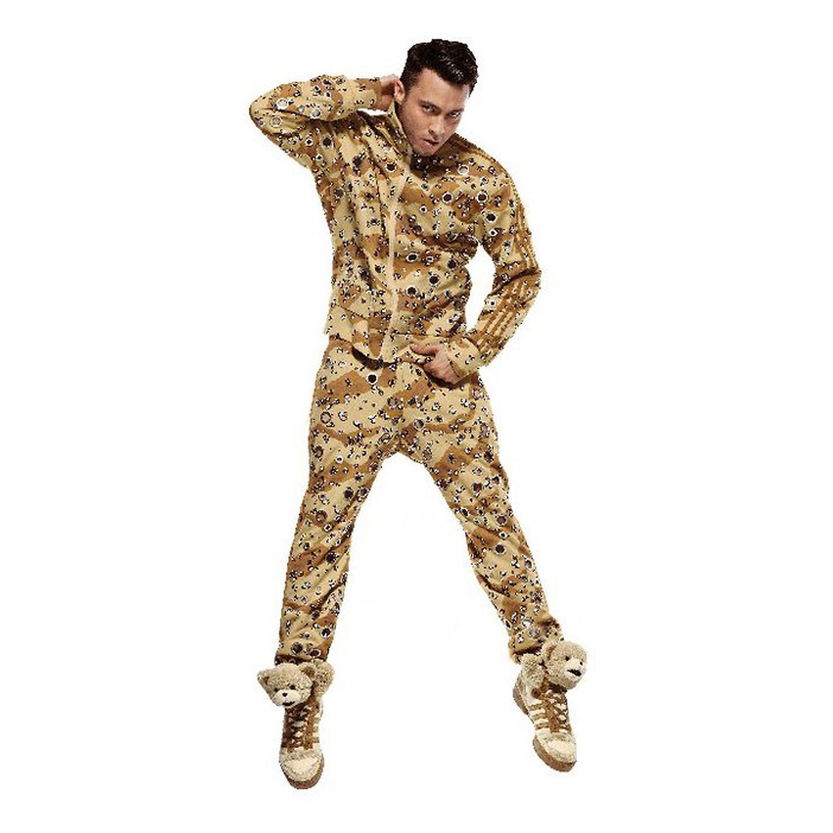 Adidas Jeremy Scott Js Crystals Track Top ObyO Jacket Camouflage
