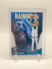 2022-23 Panini Donruss Optic - Raining 3s #16 Jordan Poole Golden State Warriors