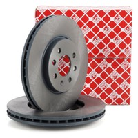 Febi Bremsscheiben Satz Ø 280Mm FüR Opel Corsa C Combo Meriva A 4-Loch Vorne