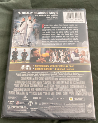 21 JUMP STREET (2012) DVD Jonah Hill Channing Tatum Ice Cube, Dirs