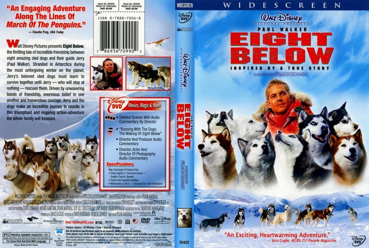 Eight Below (Widescreen Edition) DVD Paul Walker - Disney Eight Below (Widescreen Edition) DVD Paul Walker - Disney