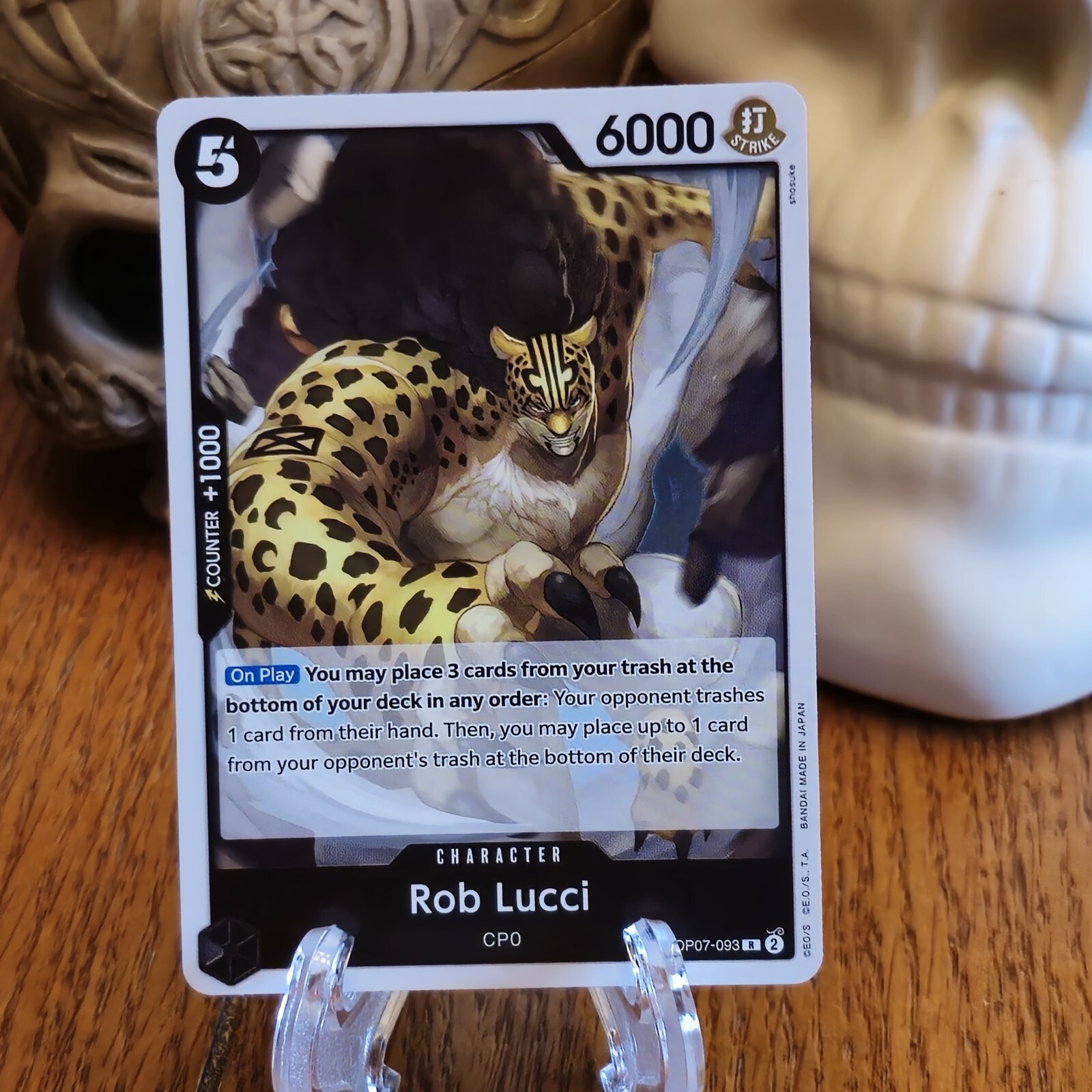 One Piece Card Game Rob Lucci 500 Years In The Future OP07-093
