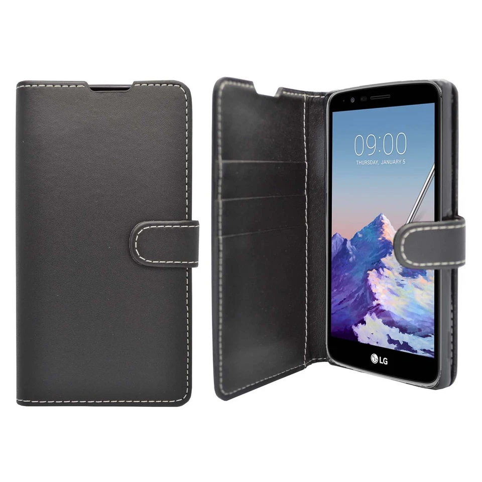Case For LG Stylus 3 Wallet Flip PU Leather Stand Card Slot Pouch Phone Cover - Image 2 of 4