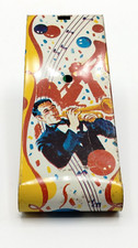 Vintage US Metal Toy Co Tin Ratchet Noisemaker Spinner Litho Party New Year