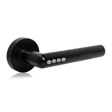 XFORT Smart Lock Door Handle, Lever On Rose, Bluetooth Door Handle