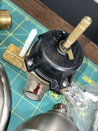 Moen Bridgeford Gebürstetes Nickel 1 Griff Bad Trim Kit-2ea Ventile-Duschkopf & Zapfen - Bild 5 von 11