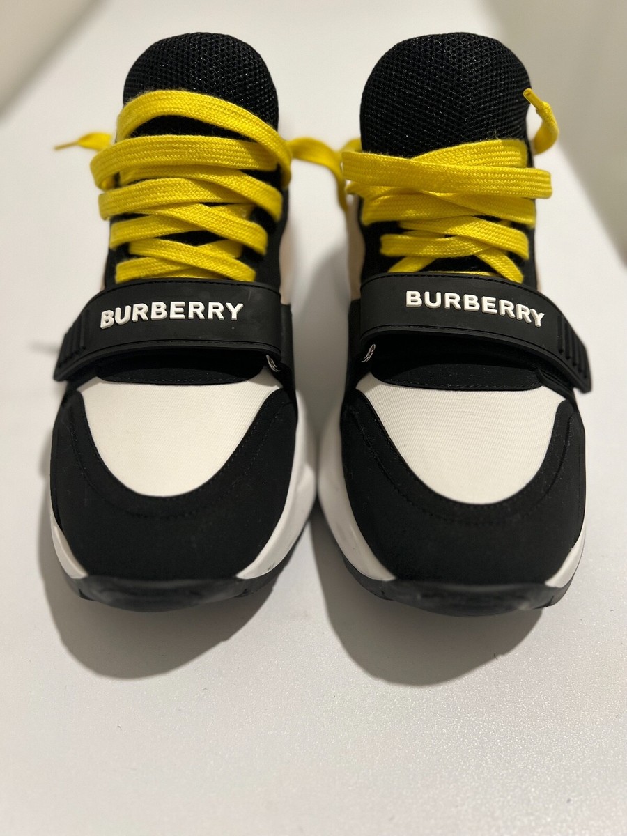 Burberry Nylon, Suede and Check Sneakers Size 43 | eBay