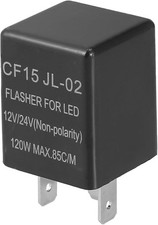 Vekauto Cf15 Jl02 Led Flasher Relay Turn Signal Fix Universal For Non-polarity