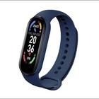 Smartwatch m6 orologio smart band fitness tracker cardiofrequenzimetro Blu