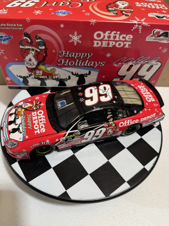 Carl Edward’s #99 Office Depot Holiday 2006 1/24 Nascar Diecast - Image 2 of 4