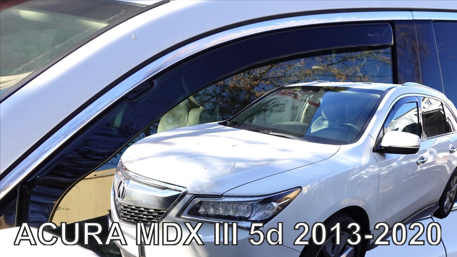 Déflecteurs d'air Acura MDX 3 2013-2020 déflecteurs de vent auto HEKO 2 pièces pour 5 portes