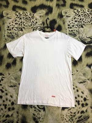 Supreme x Hanes T-Shirt Herren S Weiß Skater Streetwear Logo