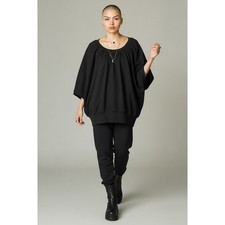 A Détacher "To Be Detached" Avant-Garde  Batwing Knit Blouse Goth Large