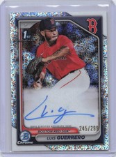 2024 Bowman Chrome Luis Guerrero #CPA-LG Prospect Autographs Speckle Refractors