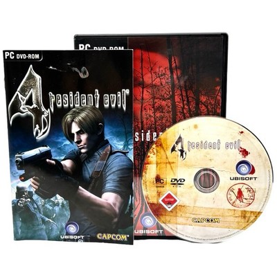 Resident Evil 4 PC DVD Survival Horror Deutsch gereinigte Hülle Handbuch