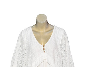 Free People As You Are Romper XS 2 Women's Ruffled Wide-Leg One-Piece NEW 45324